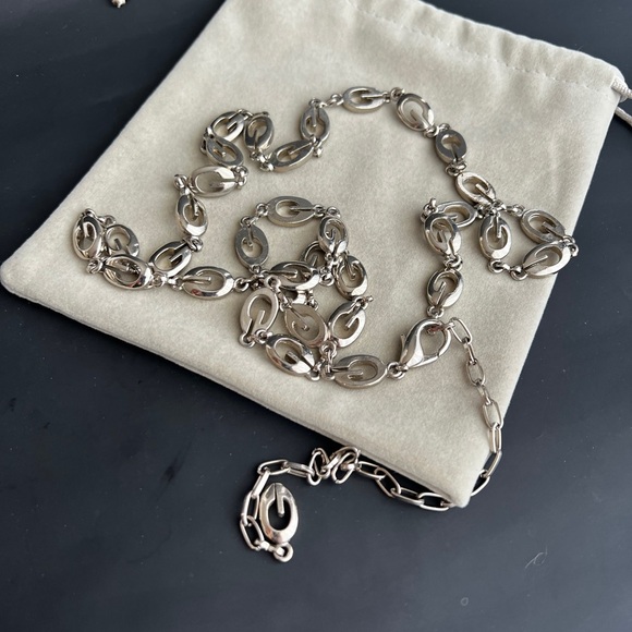 Elegant Silver G Chain Necklace or Belt - Picture 4 of 7